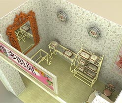 布藝店面裝修設計,品牌宣傳設計